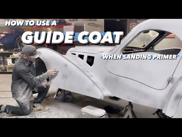 BUGATTI: HOW TO USE A GUIDE COAT WHEN SANDING PRIMER 